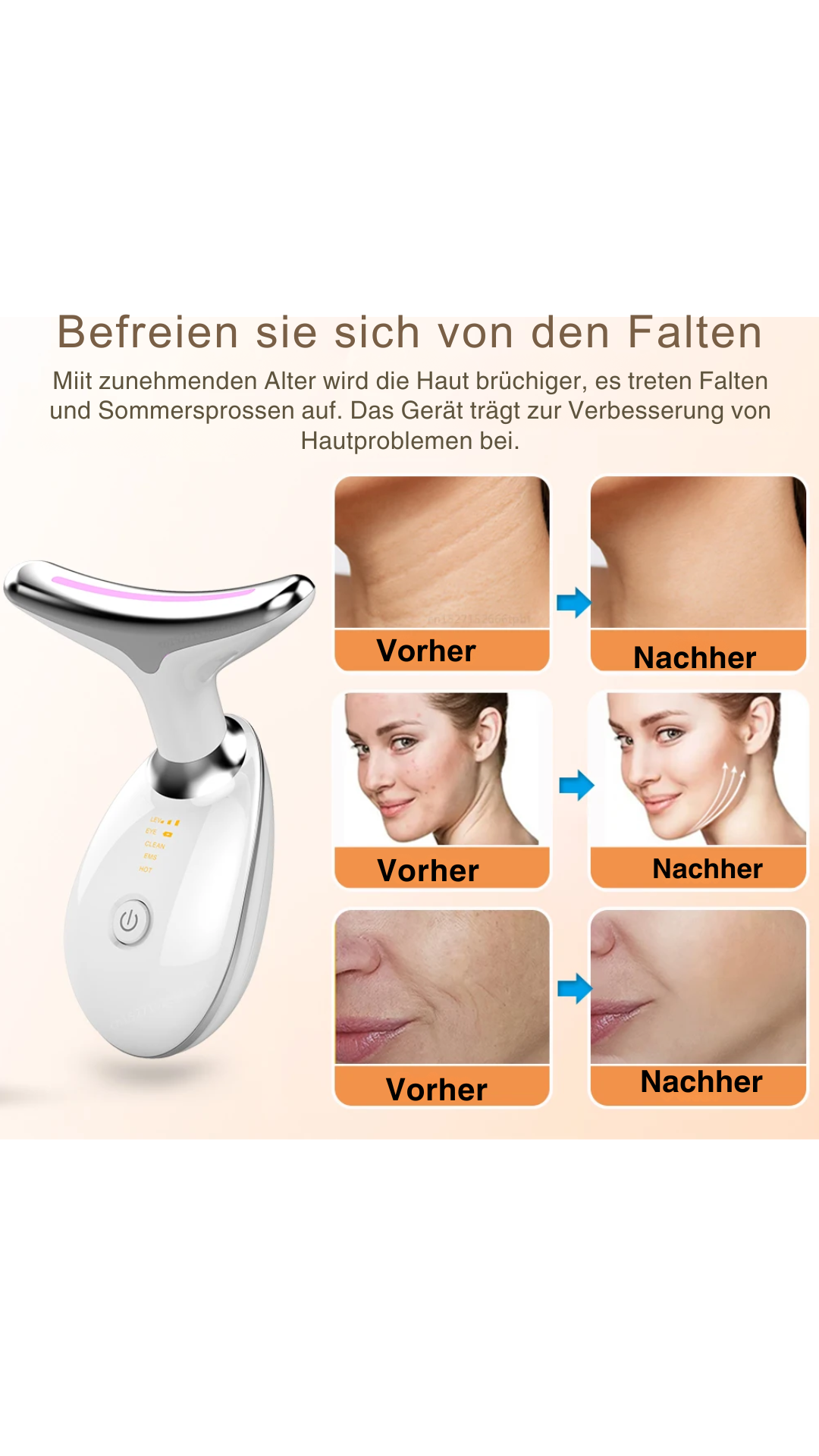 Facelifting-Maschine mit EMS für das Gesicht